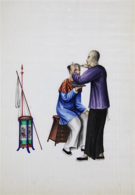 Chinese school (first half 19th century), 36cm x 25cm